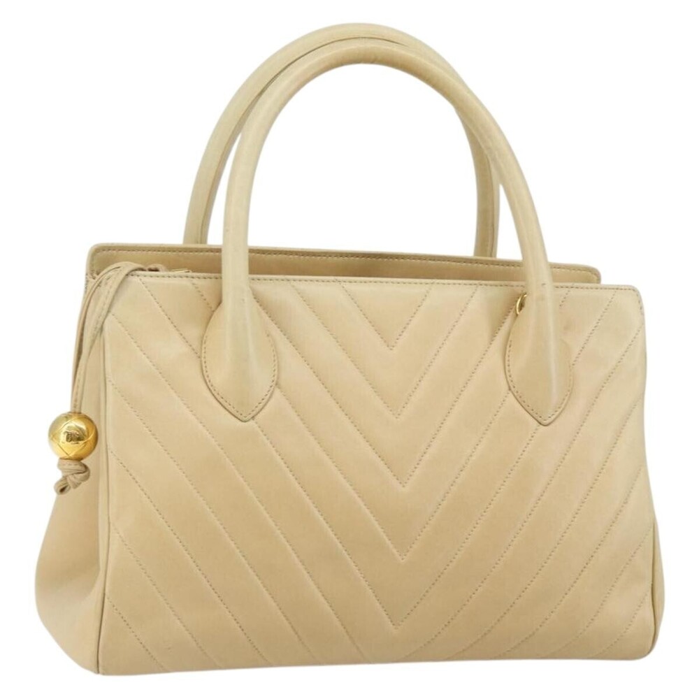 Chanel V Stitch Leather